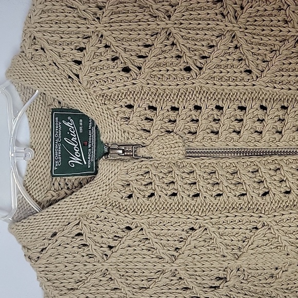 Woolrich khaki crochet sweater vest - Picture 2 of 7